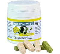 alfavet, RodiCare Vita C - Complemento de Vitamina C para cobayas y roedores pequeños, sin azúcar, 30 g (40 Comprimidos de 750 MG)
