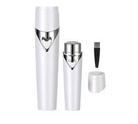 AlfaView Depiladora Facial Mujer,Perfilador de Cejas y depilador Vello Facial,Removedor de Vello Facial,para el Cuerpo, el Vello Facial, los Labios y la Barbilla (Blanco)
