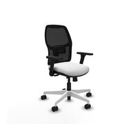 Alfera traslack malla negra bali blanco brazos 3d base blanca ruedas 6