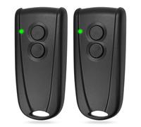 ALFFREUDE 2 Piezas Mando Garaje Universal, Mando de Garaje Universal 433,92 MHz, Copiador para Puerta de Garaje Cochera Copiador para Puerta de Garaje Cochera Garaje Compatible Eco-Star RSE2 RSC2