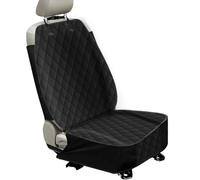 Alfheim Antideslizante Funda de Asiento de Coche para Perro Delantero, Resistente a rayones Protector de Coche para Mascotas con Ancla, Se Adapta a la mayoría de Camiones, Furgonetas y SUV, Negro