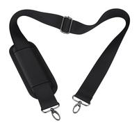 Alfheim Correa de Bolso 56 pulgadas, Alternativa Universal Ajustable, Adecuada para Computadora Portátil Bolsos de Mensajería/Maletines para ordenadores Portátiles Viajes, Negro