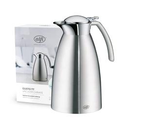 Alfi 3527205100 - Jarra térmica de Acero Inoxidable Acabado Mate, 1 litro, Color Plata