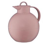 alfi Bola de 0,94 l, color rosa viejo, jarra térmica con inserto de cristal templado al vacío alfiDur, 12 h calor/24 h frío, cierre giratorio absolutamente denso, pieza de diseño, jarra térmica,
