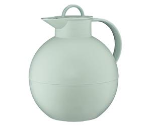 alfi Bola de 0,94 l, verde menta, jarra térmica con cristal templado al vacío alfiDur, 12 h calor/24 h frío, cierre giratorio absolutamente denso, pieza de diseño, jarra térmica, cafetera, tetera, sin