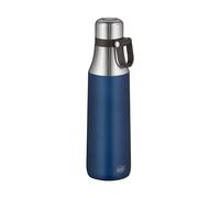 Alfi Botella de agua de dobre pared City 0.5 l Azul satinado