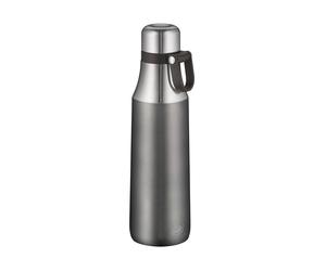 Alfi Botella de agua de dobre pared City 0.5 l Gris satinado