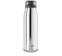 alfi Botella isotle de 500 ml, acero inoxidable pulido, termo de acero inoxidable, cierre de rosca absolutamente hermético, mantiene el calor durante 12 horas, frío durante 24 horas, botella para