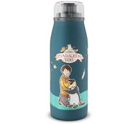 alfi Botella isotle para niños de 350 ml, de la escuela Benni de animales mágicos, de acero inoxidable, hermética con cierre de rosca, mantiene el calor durante 12 horas, frío durante 24 horas,