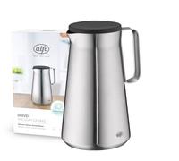 alfi Drive! 1,0 l, Stainless Steel Mat, Jarra isotérmica de Doble Pared de Acero Inoxidable Mate, Mantiene el Calor 12 Horas, Mantiene el frío 24 Horas, tapón de Rosca, Gran Abertura, Jarra térmica