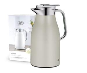 ALFI Horizonte Termo, Acero Inoxidable Plástico Cristal, Forro Plateado, 1 Litro