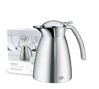alfi Gusto TT 0,4 l, Jarra isotérmica de Acero Inoxidable, Tapa Suelta, Mantiene el Calor 12 Hora Yel frío 24 Horas, Jarra Duradera, Ideal para café, Jarra para té, para lavavajillas, sin BPA