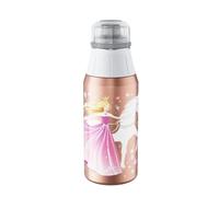 alfi Kids Bottle 600 ml, Flower Princess, cantimplora Infantil de Acero Inoxidable, Absolutamente estanca con tapón de Rosca, Botella Ligera y Robusta, para Bebidas con Gas, sin Marcas de Huellas