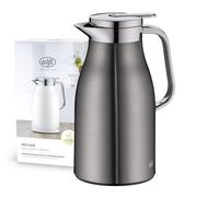 ALFI Thermos Flask, Stainless steel Plastic Glass, Cool Grey, 1 Litre 1 litre Co