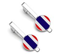 Alfiler De Corbata Con La Bandera Del Reino De Tailandia Para Hombre Alfiler Clásico Para Corbata Alfileres Con Bordes Para Negocios Aniversarios Bodas Y Uso Diario