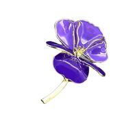 Alfiler De Flor Aleación Hecho A Mano Detalles Esmaltados Retro Para Accesorios Trajes Casuales Y Formales Accesorios Vestir Elegantes