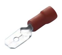 Alfiler de hoja de vinilo rojo 6,3 x 0,8 mm - 10 uds.