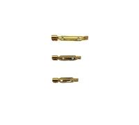 Alfileres con cierre de broche, 10 Uds. Broche De Alfiler 2,4 Cm Longitud, Base, Barra Trasera, Soporte for Insignia, Pines, Hallazgo Joyería DIY(Gold Color,24mm)