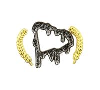 Alfileres de aleación para sombreros de dibujos animados, decoración elegante, broche para sombrero, insignia, accesorio de ropa unisex, Hat pin wheat ears, Metal, No es una piedra preciosa