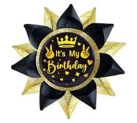 Alfileres de botón de fiesta, reutilizables de cinta de grosgrain con cierres para niños y, de celebración de feliz cumpleaños