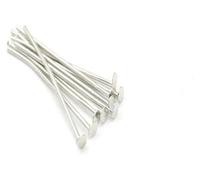Alfileres de cabeza plana, 200 piezas 20 30 35 40 45 50 60 65 70 mm Cabezas de metal Pasador de cabeza plana for hacer joyas Accesorios Suministros-Color dorado-20 mm(White K Color,35mm)