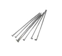 Alfileres de cabeza plana, 200 unidades/bolsa de 20 mm, 25 mm, 30 mm, 40 mm, 50 mm, 60 mm, alfileres de cabeza plana, color dorado/plateado/bronce/rodio, for accesorios de joyería, fabricación de sumi