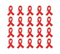 Alfileres De Cinta De Aleación Para Caridad Paquete De 20 Piezas Accesorios Para Voluntarios Diseño Fácil De Usar Broche Conmemorativo Funerario Alfiler De Concientización Fácil De Usar