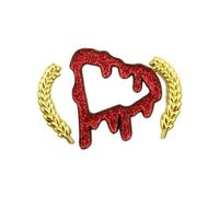 Alfileres de metal para gorras, broches creativos de dibujos animados, accesorio de ropa, insignia, decoración de sombreros, Hat pin wheat ears, Metal, No es una piedra preciosa