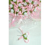 Alfileres de Novia para Bodas. Elaborados y Personalizados a Mano. Se Sirve en Alfiletero Exclusivo Listo para repartir. Lotes de 60/70/80/90/100 Unidades o más. (100)