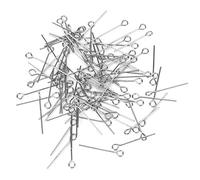 Alfileres de Ojo de Acero Inoxidable Aguja Larga Accesorios de Cebo de Pesca Flatlock Superficie Lisa Duradera Pesca de Peces Grandes 20 mm 50 mm 100 Piezas (20mm)