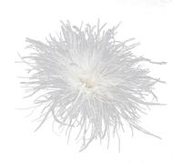 Alfileres de ramillete plumas, broches, alfileres solapa avestruz, accesorios joyería(Color-12)