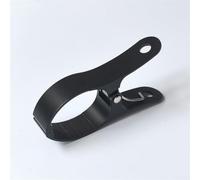 Alfileres de ropa extra grandes hechos de aluminio espacial resistente a la corrosión para todo tipo de clima para secar edredones y artículos de ropa gruesa (negro)