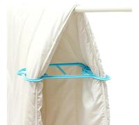 Alfileres de ropa resistentes al aire libre, 2 pinzas de ropa resistentes, resistentes al viento, abrazaderas de gancho de secado de colchas, para piscina, lavandería, cocina, viajes, ducha, barco