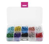 Alfileres De Seguridad + Akozon Pin,300 Unids Colorido Calabaza Forma Etiqueta Craft Safety Pins Clips De Metal Accesorios De Ropa