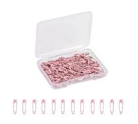 Alfileres de seguridad rosados, pequeños pines de seguridad para ropa, mini pin de seguridad de metal de 19 mm para etiquetas, manualidades, costura, fabricación de joyas (120 unidades/caja)