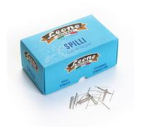 Alfileres para Camisas León Dell'Era de Acero Inoxidable 304 - 0,60 x 30 mm - Caja de cartón de 10.000 Piezas - Made in Italy