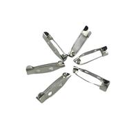 Alfileres para la ropa, 50 Uds Broche De Tono Hierro Pasadores Barra Captura Trasera Accesorios for Hacer Broches DIY 20/25MM(25mm)