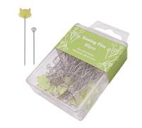 Alfileres Rectos para Costura - 80X Alfileres de Raso,Aguja Fija para Costura, Materiales De Acolchado para Manualidades Y Proyectos De Confección