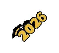 Alfileter de Graduación - Botones de solapa de graduación,Pins de Promoción 2026 | para Estudiante Profesor Instituto Universidad Colegio Banquete Cuello Chal Suéter Chaqueta Bufanda