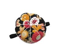 Alfiletero Alfiler de aguja con forma de calabaza, Kit de costura con soporte for cojín, alfiler de costura for manualidades DIY, banda elástica for muñeca, alfileres, 1 ud.(Black)