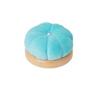 Alfiletero Alfiletero de calabaza de terciopelo, porta agujas súper suave con base de madera, alfiletero de fácil inserción for coser y bordar a mano, 2 uds.(D)