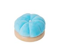 Alfiletero de calabaza terciopelo, porta agujas súper suave con base madera, alfiletero fácil inserción for coser y bordar a mano, 2 uds Para BisuteríA Bordado Y Bricolaj(G)
