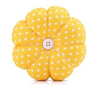 Alfiletero de Costura con Diseño de Calabaza Floral, Bandeja Extraíble, Cojín para Alfileres, Muñequera Decorativa