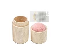 Alfiletero - Estuche portátil para agujas, herramienta de caja de cojín duradera, caja de almacenamiento ligera con tapa, herramienta de quilling para manualidades, costura, etc