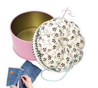Alfiletero para coser lindo,Alfiletero | Porta agujas de coser,Alfiletero, alfiletero, cojín de aguja, calabaza, caja portátil para coser alfileres, para coser alcantarillado