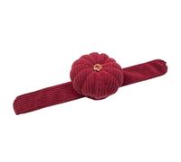 Alfiletero para muñeca, suave, forma de calabaza, alfiletero para muñeca, manos, asistente de costura, pulsera, padrino, talla única, Poliéster, No es una piedra preciosa