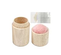Alfiletero - Porta agujas de costura de madera | Tapa de la de almacenamiento para portátil | Herramienta accesorio para quilling | Kit organizador de costura artesanal bricolaje Trabajo m