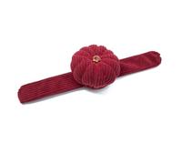 Alfileteros Costura Alfileteros de calabaza for coser con muñequera, alfiletero, costura DIY(Dark red)