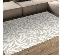 Alfombra 100x150 de área para salón Dormitorio Lavable a máquina Alfombrilla Grandes William Morris Tapete Suaves Pelo bajo con Fondo Antideslizante Zona Hojas Sauce botánicas Vintage y