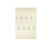 Alfombra 160 x 230 cm Antideslizante Lavable a Máquina Beige Capuchino